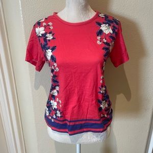Draper James floral print T - size M